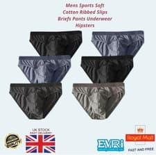 Image of PACK OF 3 6 12 MENS BRIEFS SLIPS CLASSIC UNDERWEAR PANTS HIPSTER COTTON S-2XL