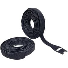 Image of Double Sided Cable Ties Reusable Hook Loop Wrap Straps 300mm x 17mm (25mm Head)