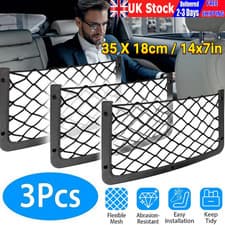 Image of 3x Large Car Cargo Net Nylon Elastic Mesh Luggage Storage Pickup Truck 35*18CM