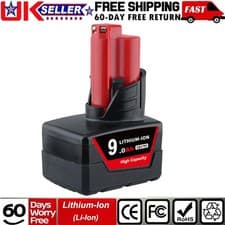 Image of M12HB5 12V XC 9.0Ah Li-Ion High Output Battery Compact for Milwaukee