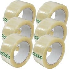 Image of CLEAR PACKING TAPE PARCEL STRONG 48MM X 66M BOX SEALING SELLOTAPE PACKAGING