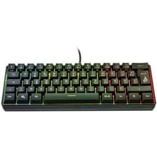 Image of Surefire 48705 KingPin X1 USB Gaming Keyboard French AZERTY Black Backlit
