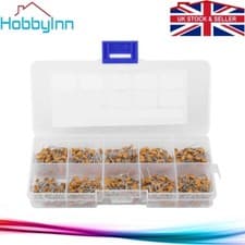 Image of Ceramic Chip Capacitors 500pcs 0.1uF-10uF 50V MLCC Assortment Kit DIP Monolithic