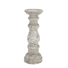 Image of Small Stone Ceramic Column Candle Holder