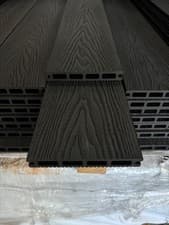 Image of Composite WPC Decking Boards Black 4m -Fast Delivery - BULK DEALS AVAILABLE