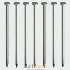 Image of BRIGHT ROUND WIRE HEAD NAILS ALL SIZES & Qty 500g 1kg 2.5kg 5kg 10kg 25kg
