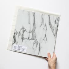 Image of d-c-fix Premium Marble Grey 30.5cm x 30.5cm Self-adhesive Vinyl Wall Tiles