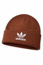 Image of Classic adidas Adicolor Beanie Hat - Cardboard Brown - One Size - NEW