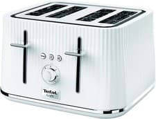 Image of Tefal TT760140 4-Slice Toaster LOFT 4 Extra Wide Slots High Lift 1700w WHITE