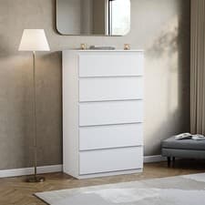 Image of Modern Chest of Drawers Bedroom Furniture Storage Bedside Cabinet 2 to 8 Drawers