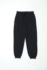 Image of Adidas Women's Black Cotton Polyester Loose Fit Tapered Trousers Size S