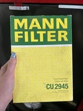 Image of MANN Cabin Air Filter Fits Nissan Renault CU 2945