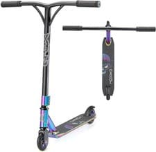Image of Xootz Mirage Stunt Scooter Freestyle Trick Scooter Steel Y Bar Neo-Chrome HSEGAR