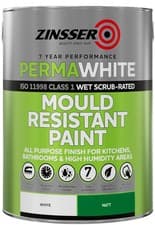 Image of Zinsser Perma White Interior Matt/Satin 1L/2.5L/5L/10L