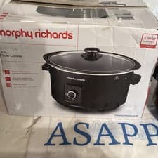 Image of Morphy Richards Easy Time 6.5L Slow Cooker – 461021 (Matte Black)