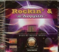 Image of ROCKIN AND A BOPPIN' - 18 ROCK AND ROLL JUKEBOX HITS BY ORIGINAL ARTISTS - CD 