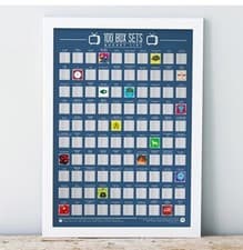 Image of Scratch Off Bucket List Poster- 100 Boxsets. Brand New. Great Date Night Present