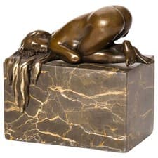Image of Bronze sculpture, woman, nude, erotic, bronze figure, bronze sculpture, figure