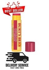 Image of Burt's Burts Bees Lip Balm 100% Natural Moisturizing Pomegranate Free delivery