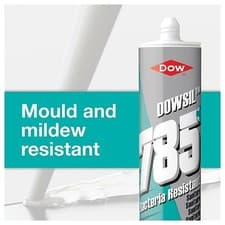 Image of DOWSIL 785 Sanitary Acetoxy Silicone Sealant – White – Box of 6 (310ml)