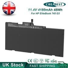 Image of 11.4V CS03XL CS03 48Wh Battery For HP Elitebook745 755 840 850 G3 G4 800513-001