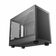 Image of DeepCool CH160 PLUS Micro-ATX Tower Case - Black With Window