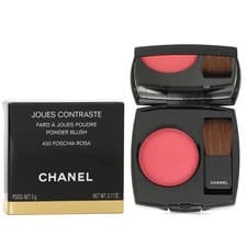 Image of Chanel Joues Contraste Powder Blush 430 Foschia Rosa Coral Pink Soft Silky Blush