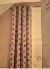 Image of Catherine Lansfield Eyelet Curtains 168x183cm New