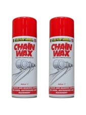 Image of Chain Wax Silverhook 400ml (Pack of 2)  Clear Chain & Bearing Lubricant for Bike
