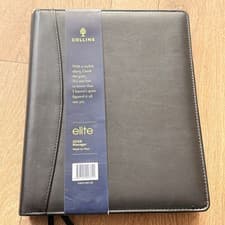 Image of Collins Elite 2026 Compact Week to View Diary Black 16cm x 20cm New 1150V.99-26