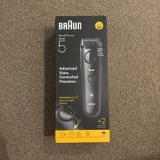Image of Braun Beard Trimmer Series 5 with 2 Styling Tools Cordless Black BT5500