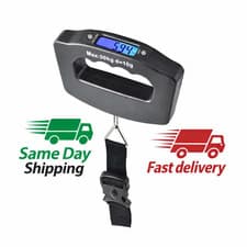 Image of 50KG DIGITAL TRAVEL PORTABLE HANDHELD WEIGHING LUGGAGE SCALES SUITCASE BAG
