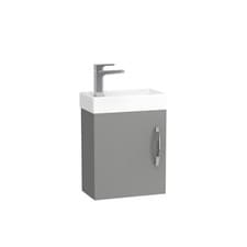 Image of 400mm 1 Door Vanity Unit Basin Sink Cabinet Freestanding & Wall Hung Cloakroom