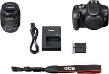 Image of CANON EOS 2000D DSLR Camera with EF-S 18-55mm III Lens