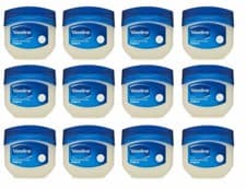Image of 12 x Vaseline Pure Petroleum Jelly - Original - 50ml (For All Types Of Skin)