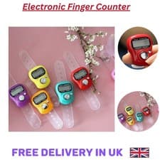 Image of Digital Electronic Tally Counter - Dhikr / Tasbeeh- Tasbi - Finger Strap