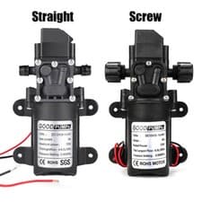 Image of 72W 12V Water Pump High Pressure Diaphragm Self Priming 130PSI 6L/Min RV Caravan