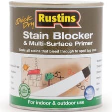 Image of Rustins Quick Dry Stain Blocker & Multi Surface Primer Matt White 500ml