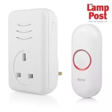 Image of Byron DBY-22313UK Wireless Doorbell Set Plug Through 150m Range 16 Melodies
