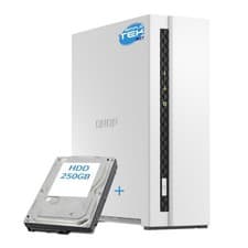 Image of Qnap TS-133 Home NAS 2GB RAM 1-Bay Single Slot 3.5" 250GB HDD LAN IP