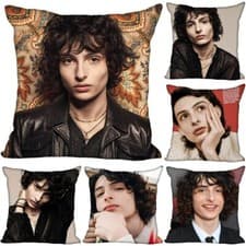 Image of Finn Wolfhard Pillow Office Decorations Bedding Christmas Gifts Birthday Gift