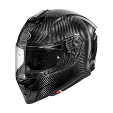 Image of Premier Hyper Carbon Full Face Motorcycle Motorbike Helmet Gloss Black