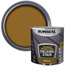 Image of RONSEAL ULTIMATE PROTECTION DECKING STAIN PAINT ALL RICH COLOURS 2.5L 5L NEW