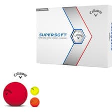 Image of Callaway Supersoft Golf Balls - white, orange, red or yellow