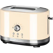 Image of Kitchen Aid 5KMT2116BAC Manual Control 2 Slot Toaster Almond Cream / Beige