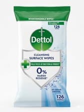 Image of Dettol Antibacterial Multipurpose Wipes, Original, 4 x 126, Total  504 Wipes