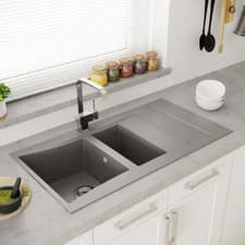 Image of Astini Xeron 1.5 Bowl SMC Synthetic Reversible Kitchen Sink & Waste