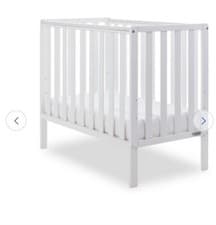 Image of Obaby Bantam Space Saver Cot with Obaby Sprung Space Saver Cot Mattress