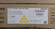 Image of Genuine Ricoh 842284 Yellow Toner Cartridge Open