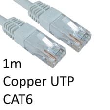 Image of Rj45 M To Rj45 M Cat6 1M White Oem Moulded Boot Copper Utp Network Cable